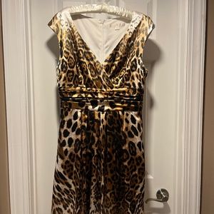 Boston Proper Leopard Print Dress